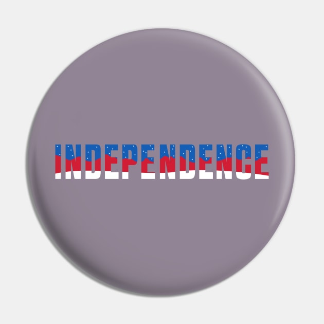 American Independence Landscape Pin by NeddyBetty