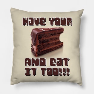 Chocolate Cake Pillow