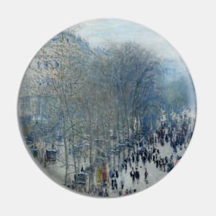 Boulevard des Capucines by Claude Monet Pin