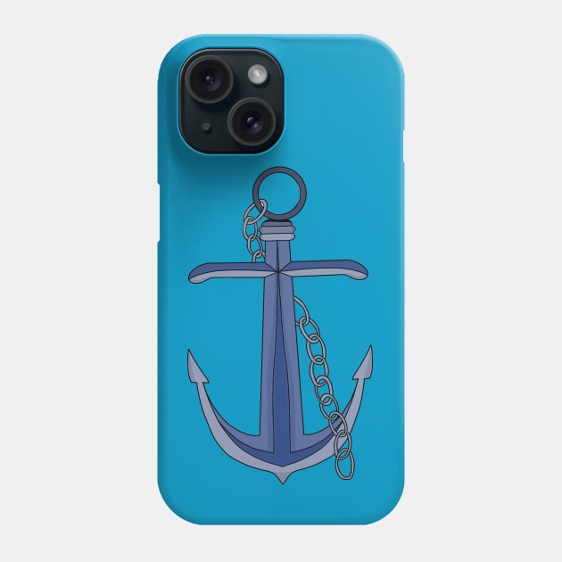 Anchor with chain Phone Case by DiegoCarvalho