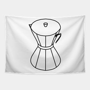 minimalist geometric coffee maker Tapestry