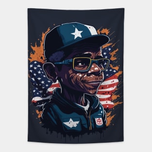 Patriotic President Tapestry