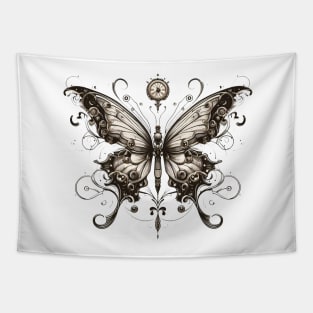 Frilly Steampunk Butterly Tapestry