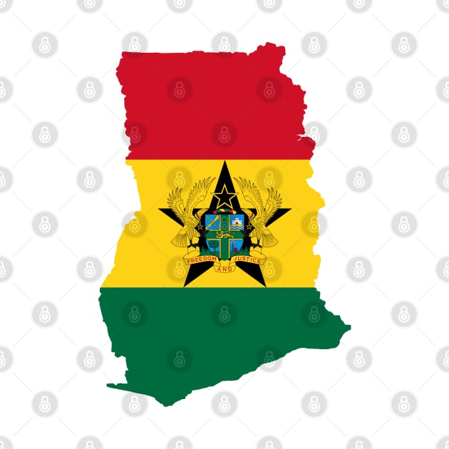 Ghana Map by Historia