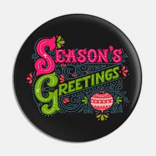 Seasons greetings Pin