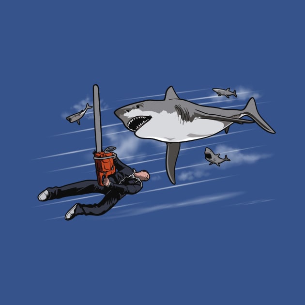 Epic Shark Battle by jasesa