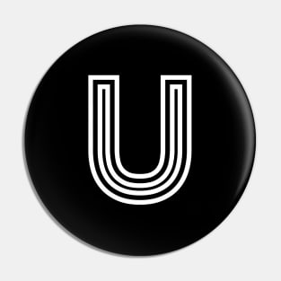 Letter U Pin