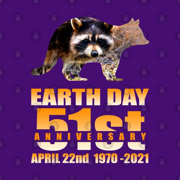 Earth Day Raccoon 2021 Earth day 51st Anniversary by Salt88