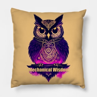 Steampunk Owl Pillow