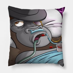 Dying Schmeckle Pillow