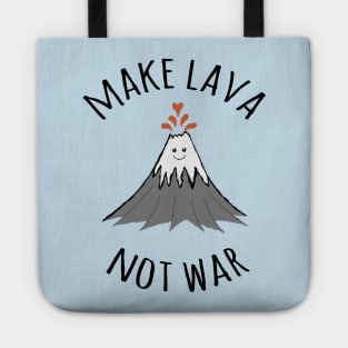 MAKE LAVA NOT WAR Tote