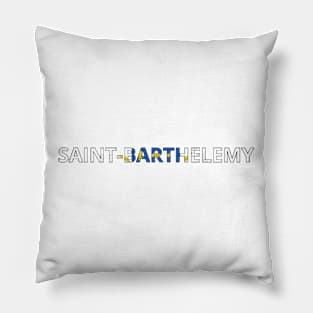 Drapeau Saint-Barthélemy Pillow