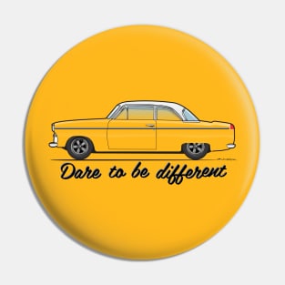 Dare to be different Multi-Color Body Option Apparel Pin