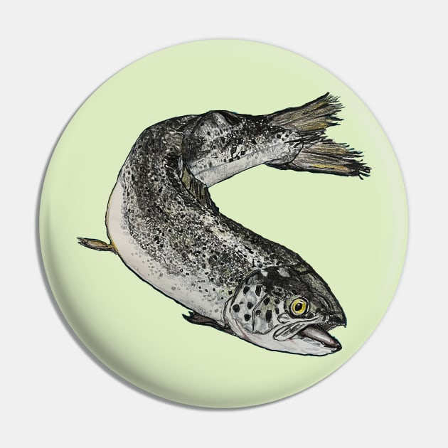 Salmon Pin by JDFehlauer