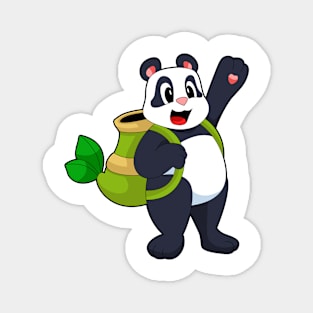 Panda Bamboo Backpack Magnet