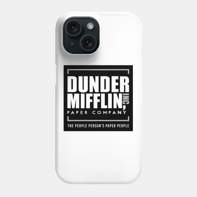 Dunder Mifflin Paper Co Phone Case by NotoriousMedia