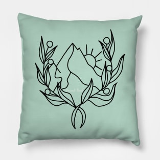 Mountains & Berries Pillow