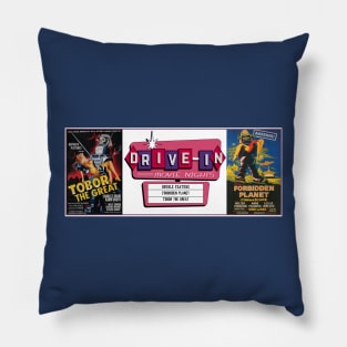 Drive-In Double Feature - Forbidden Planet & Tobor The Great Pillow