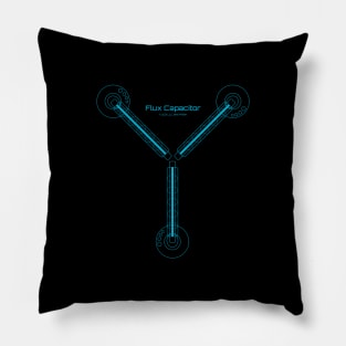 Flux Capacitor (Blue) Pillow