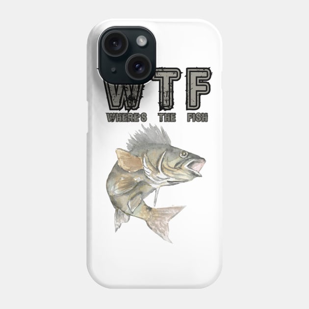 Fishing Shirt Fishing Gift for Dad Fishing Tshirt Fisherman Gift Men's Fishing Shirt Fly Fishing Shirt Funny Walleye Fishing Shirt Fathers Day Gift Phone Case by HoosierDaddy