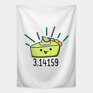 3.14159 Pi Cute Pie Pun Tapestry