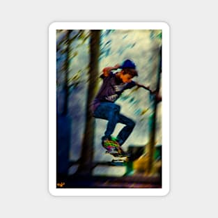 Skateboarding Magnet