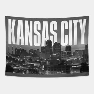 Kansas City Cityscape Tapestry