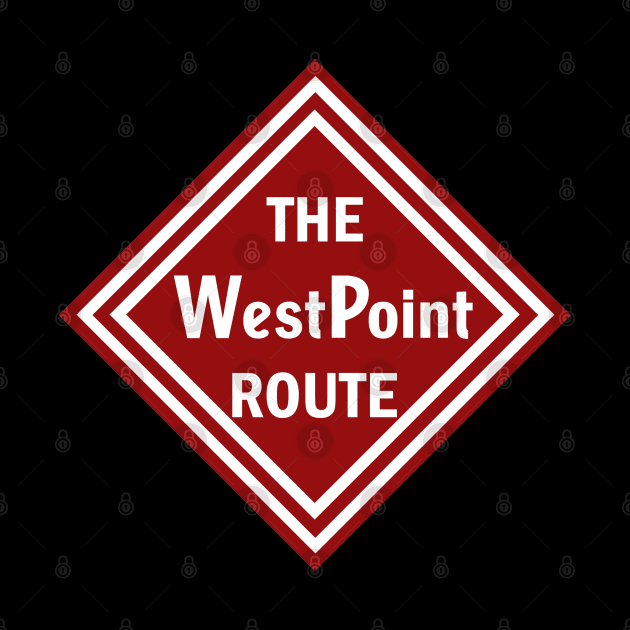 The West Point Route by Railway Tees For All