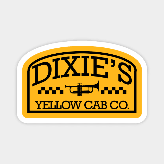 Dixie's Yellow Cab Magnet by Joe Pluto