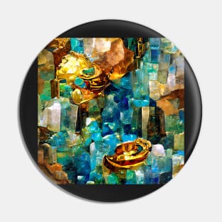 Aquamarine Pin