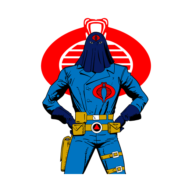 Cobra Commander - Woolworths Colors by BigOrangeShirtShop