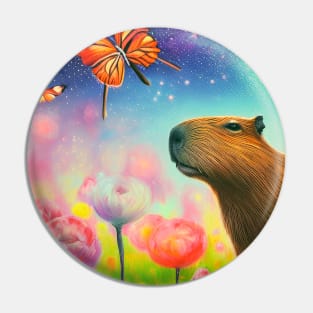 capybara colorful Pin