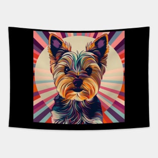 Yorkshire Terrier in 70's Tapestry