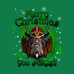 Merry Christmas you #@$!!. T-Shirt