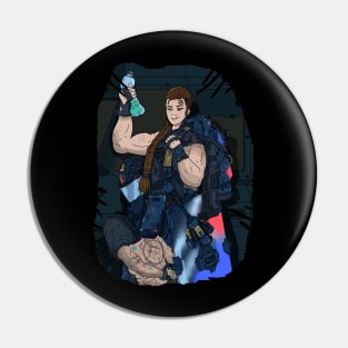 brigitte as riot police. Pin