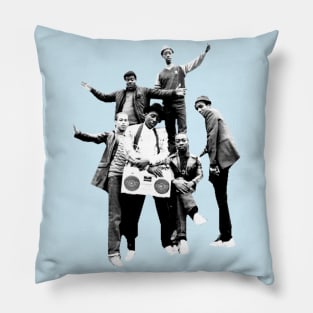 b boy stance Pillow