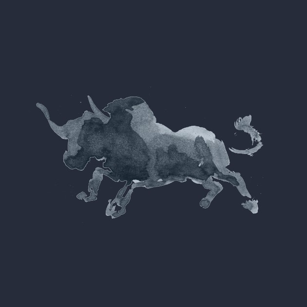 Bull illustration by Tapan