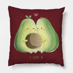 avocado couple love you Pillow