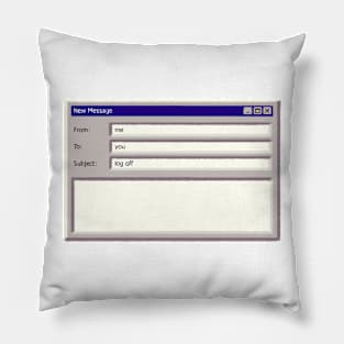 Log Off Pillow