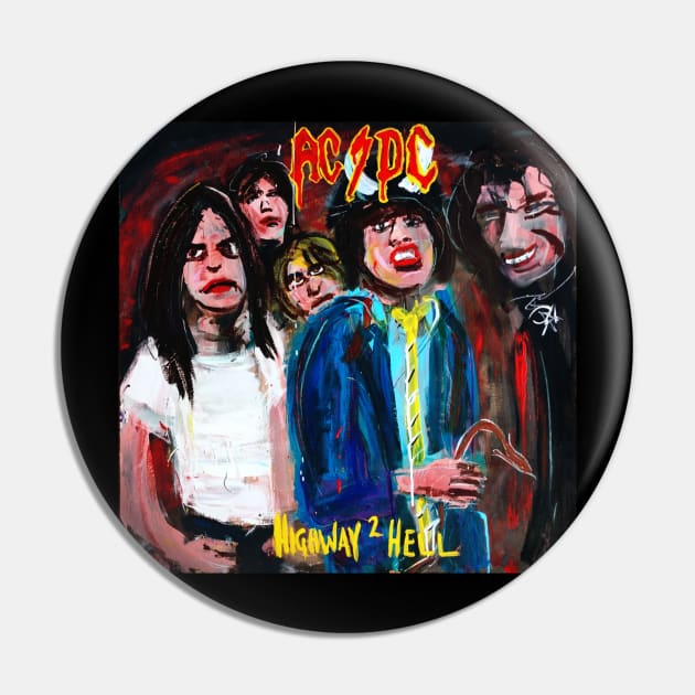 HIghway to Hell Pin by ElSantosWorld