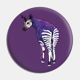 Galaxy Okapi Pin