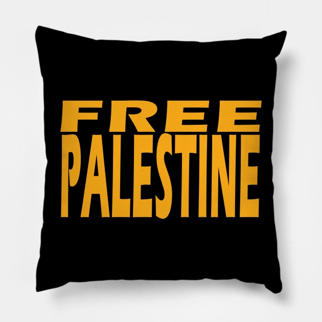 Free Palestine Pillow by IKAT