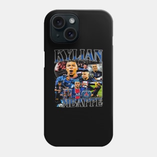 Kylian Mbappe PSG Vintage Bootleg Phone Case