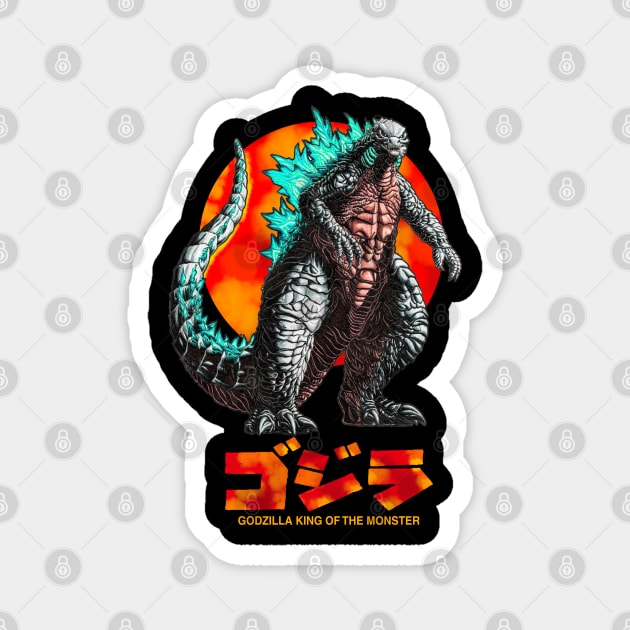 godzilla Magnet by dullgold