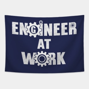 Engineer at Work Tapestry