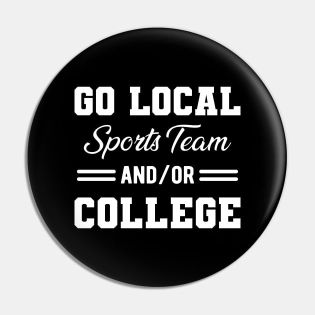 Go local sports team and/or college Pin by KC Happy Shop