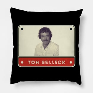 tom selleck//original vintage fan art Pillow