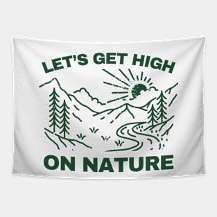 Hiking High on Nature Tapestry