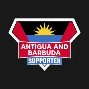 Antigua And Barbuda Super Flag Supporter T-Shirt