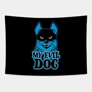 My evil dog Tapestry